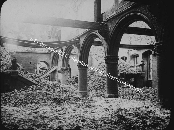 LIBRARY AFTER IT WAS BOMBED